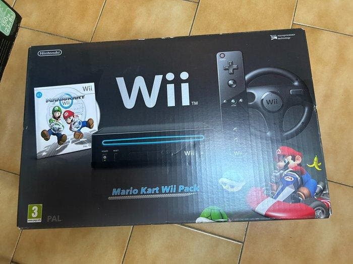 Nintendo - Wii - black with balance board & accessories -, Games en Spelcomputers, Spelcomputers | Overige Accessoires