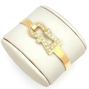 Armband - 18 karaat Geel goud - 0.66ct. tw. Diamant, Bijoux, Sacs & Beauté