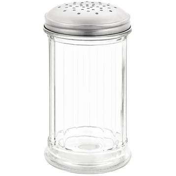 Suikerstrooier | Glas | 0.34L | Schroefdop | Ø70x140(h)mm, Verzenden, Nieuw in verpakking