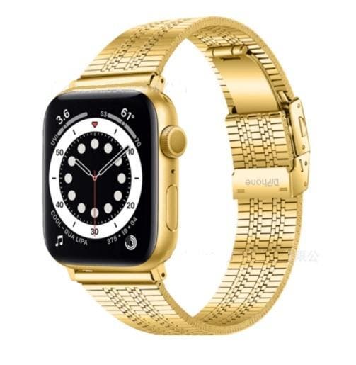 DrPhone RSV2 Armband - Roestvrij Staal – Geschikt voor iOS, Handtassen en Accessoires, Smartwatches, Nieuw, Verzenden