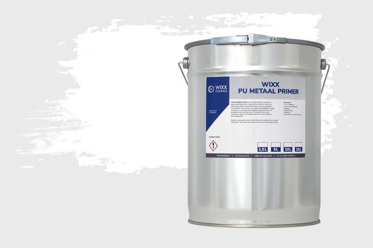Wixx PU Metaalprimer Wit 10L, Bricolage & Construction, Peinture, Vernis & Laque, Envoi