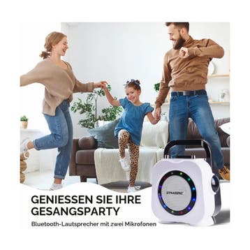 DYNASONISCH accu Bluetooth-luidspreker met LED-lampjes. D..., Ophalen of Verzenden, Nieuw
