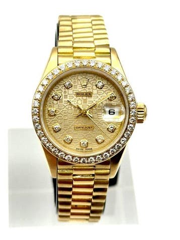 Rolex - Oyster Perpetual Datejust - 18k gold - 69138 - Dames