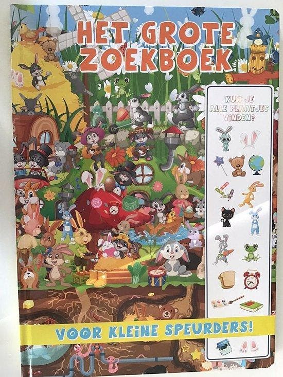 Het grote zoekboek voor kleine speurders: konijnendorp, Boeken, Overige Boeken, Gelezen, Verzenden