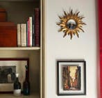 Wandspiegel- Witchs Eye / Butler - Glas, Hars - Gouden