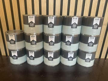 Veiling - 14x Moodpaints Krijtverf Jade Green 500ML, Doe-het-zelf en Bouw, Verf, Beits en Lak, Nieuw