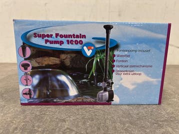 Veiling - Velda fonteinpomp Super Fountain Pump 1000, Nieuw