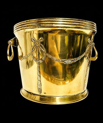 Bloempot - Messing - Louis XVI-stijl