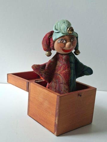 Decoratief ornament - Jack in the box
