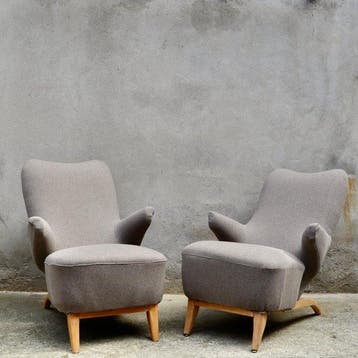 Artifort - Theo Ruth - Fauteuil - Pinguïn - Beuken -