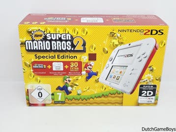 Nintendo 2DS - Console - Red / White - New Super Mario Bros., Verzenden, Gebruikt