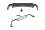 GTI Look Diffuser + Sport Uitlaat systeem voor Volkswagen Go, Ophalen of Verzenden