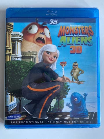 MONSTERS VS ALIENS (3D) (IN SEAL) (IMPORT WITHOUT DUTCH, CD & DVD, Blu-ray