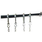 Kit charcuterie RVS staven en 4 beugels (complementair), Verzenden, Nieuw in verpakking, Koelen en Vriezen