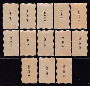 Marokko 1949 - Jubileum van de UPU - Edifil 312/324 - MNH, Gestempeld