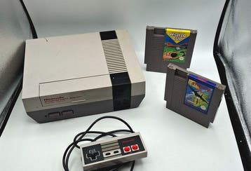 Nintendo - Nes - Console - Controller - 2 Videogiochi -, Nieuw
