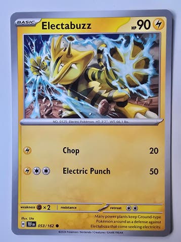 ELECTABUZZ (TEMPORAL FORCES 053/162) (TRADING CARD)