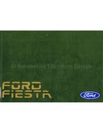 1987 FORD FIESTA INSTRUCTIEBOEKJE DUITS