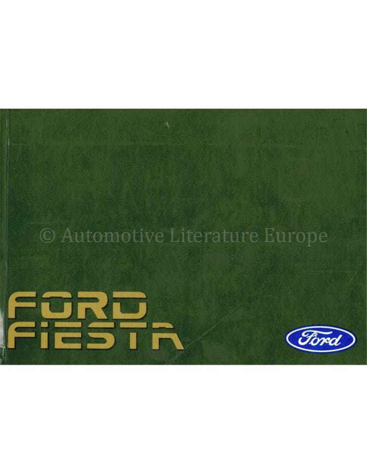 1987 FORD FIESTA INSTRUCTIEBOEKJE DUITS, Autos : Divers, Modes d'emploi & Notices d'utilisation