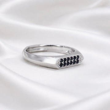 Zonder minimumprijs - Ring Verguld Saffier - Diamant - 18k, Nieuw
