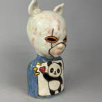 Iwo Rynkiewicz (1970) - sculptuur, With my Love- Hand made