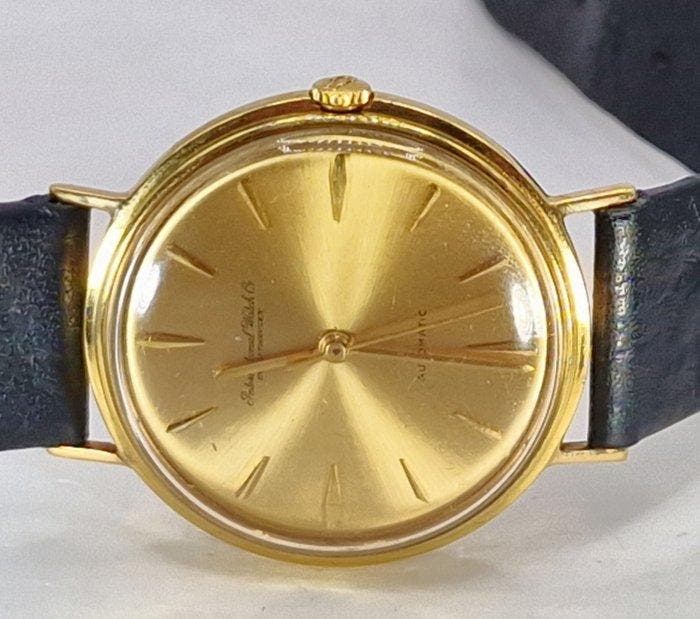 International Watch Schaffhausen - flache 18Kt Golduhr -, Handtassen en Accessoires, Horloges | Heren