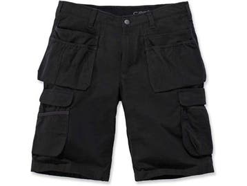 Veiling - 2x Carhartt shorts Steel Multipocket 104201 sort s, Nieuw