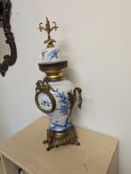 Pendule - Brons, Porselein, Messing - 1850-1900 - Vaas, Antiek en Kunst, Antiek | Klokken