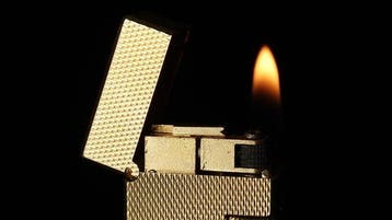 Dunill - Barley Pattern Rollagas Lighter - Zonder, Nieuw