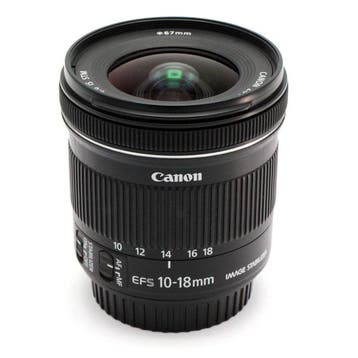 Canon EF-S 10-18mm f/4.5-5.6 IS STM + EW-73C zonnekap |, Nieuw
