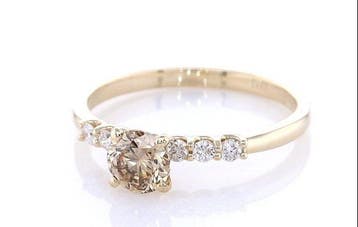 Sans prix de réserve - Bague - 14 carats Or jaune - 0.69ct., Nieuw