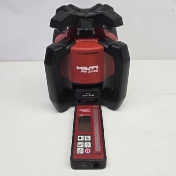 Hilti PR 2 HS Bouwlaser Incl. Ontvanger + Accu + Lader, Ophalen of Verzenden