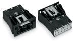 Wago 770-703 Snap In Socket 3 Polig Zwart - 770-703 [2, Doe-het-zelf en Bouw, Verzenden, Nieuw