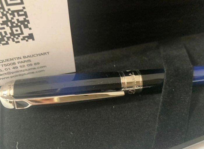 S.T. Dupont, Stylo plume st Dupont atelier bleu neuf taille, Verzamelen, Pennenverzamelingen
