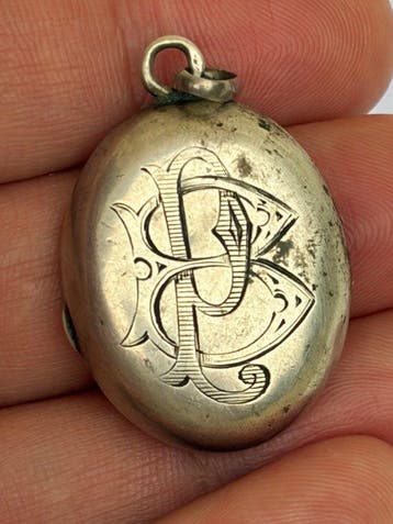 Reliekhouder - Zilver, Glas, Textiel - 1850-1900 - Sint