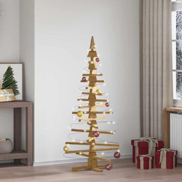 vidaXL Houten kerstboom KOTKA Massief grenenhout, Verzenden, Nieuw