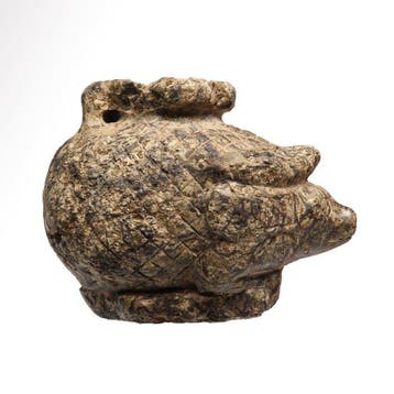 Oude Egypte, late periode Serpentine Cosmetische Egel-Vaas