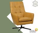 Leren draaifauteuil Central - Granada Amber (cognac), Ophalen of Verzenden