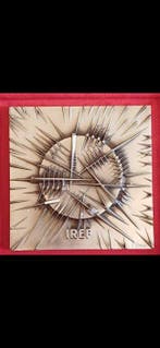Arnaldo Pomodoro (1926) - Relief, Piastra per IRPEF 18 cm -
