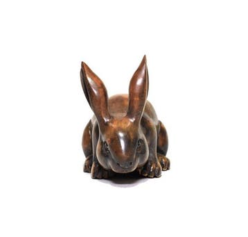 Netsuke dun lapin - Buis - Japon - Période Meiji