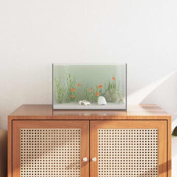 vidaXL Aquarium met opslag Doorzichtig 40 x 25 x 25 cm Glas, Verzenden, Nieuw