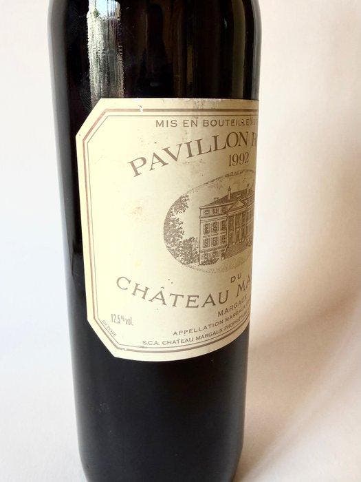 1992 Pavillon Rouge du Château Margaux, 2nd wine Ch. Margaux, Collections, Vins