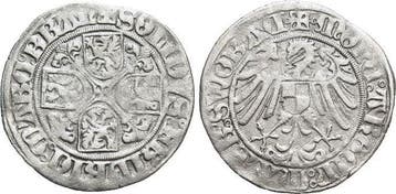 Schilling Brandenburg-franken Friedrich Iv 1495-1515, Verzenden, België