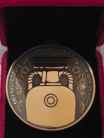 Coupe d’Europe de Football - 2012 - Médaille de sport, Verzamelen, Nieuw
