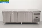 RVS Vrieswerkbank 4 deuren 1/1 gastronorm 223 cm Horeca, Ophalen of Verzenden