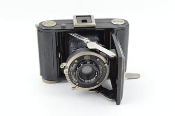 Zeiss Ikonta Compus Folding Camera w/Zeiss Tessar f3.5 5cm, Audio, Tv en Foto, Nieuw