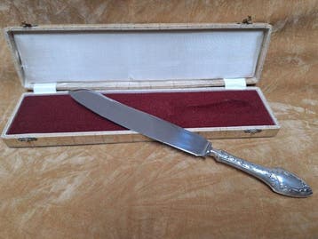 Taartmes - .835 zilver, Antiek en Kunst