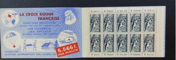 Frankrijk - Rode Kruis notitieboekje uit 1952, nieuw, zonder, Gestempeld