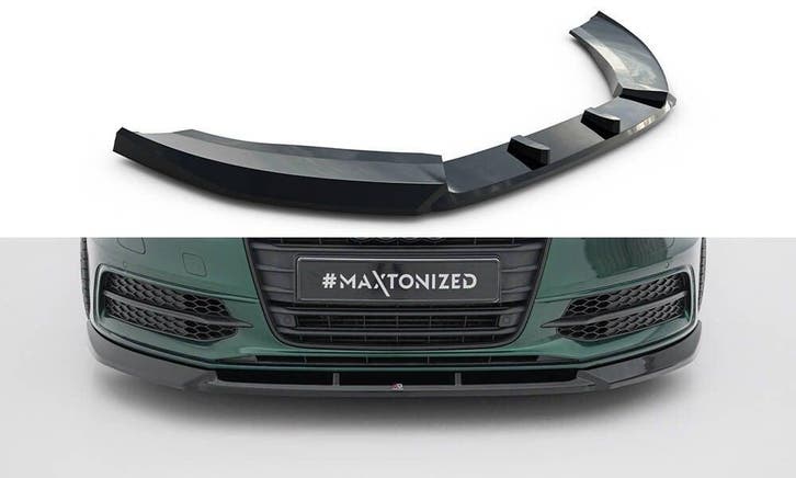 Front splitter V.3 voor Audi A6 C7 S line / S6, Auto diversen, Tuning en Styling, Ophalen of Verzenden