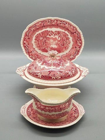 Masons - Eetservies - Elegantes Porzellan Set – Terrine,, Antiek en Kunst